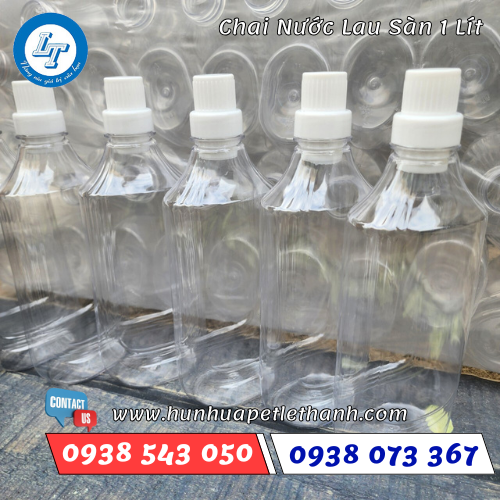 Chai nhựa đựng nước lau sàn 1 lít 1 Chai nhựa đựng nước lau sàn 1 lít 1