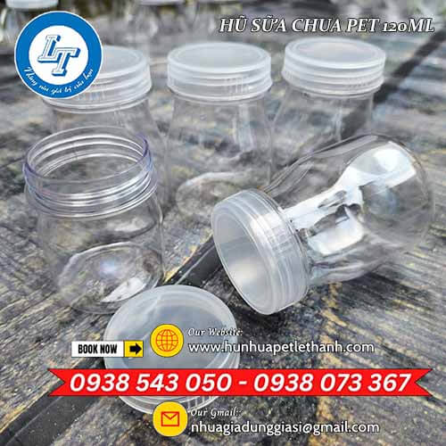 hũ nhựa pet đựng sữa chua 120ml hũ nhựa pet đựng sữa chua 120ml