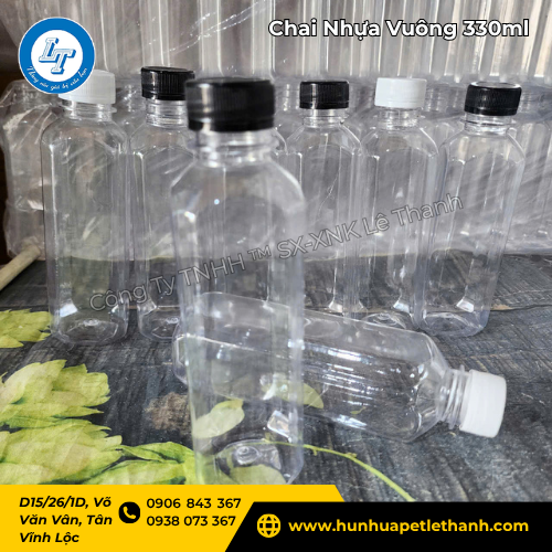 kho sỉ chai nhựa 330ml dáng vuông giá tận gốc 3 kho sỉ chai nhựa 330ml dáng vuông giá tận gốc 3