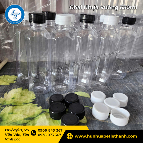 kho sỉ chai nhựa 330ml dáng vuông giá tận gốc 4 kho sỉ chai nhựa 330ml dáng vuông giá tận gốc 4