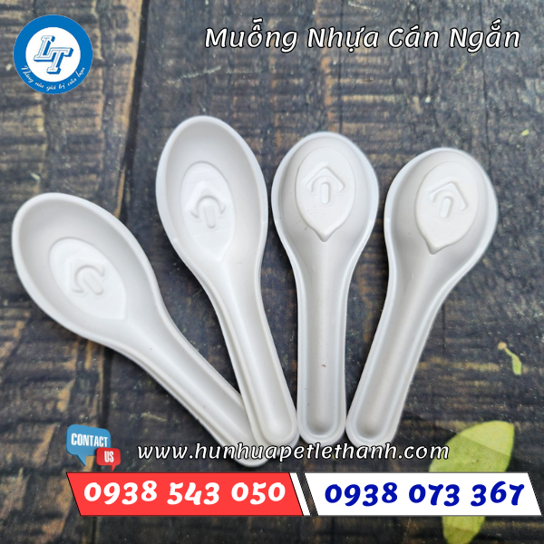 muỗng nhựa cán ngắn 4 muỗng nhựa cán ngắn 4