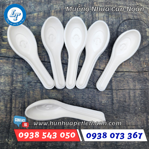 muỗng nhựa cán ngắn muỗng nhựa cán ngắn