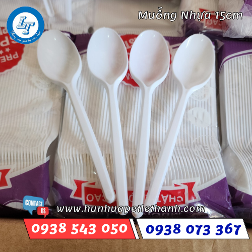 muỗng nhựa pp dùng 1 lần 6 muỗng nhựa pp dùng 1 lần 6