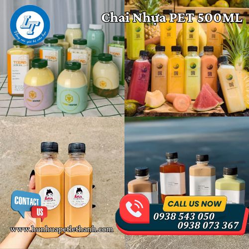 vỏ chai nhựa PET 500ml giá sỉ Tiền Giang 2 vỏ chai nhựa PET 500ml giá sỉ Tiền Giang 2