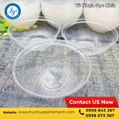 tô nhựa sọc khía trong suốt bán sỉ toàn quốc 5 tô nhựa sọc khía trong suốt bán sỉ toàn quốc 5