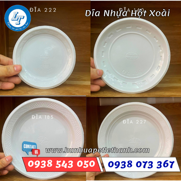 dĩa nhựa tròn trắng đục 8 dĩa nhựa tròn trắng đục 8