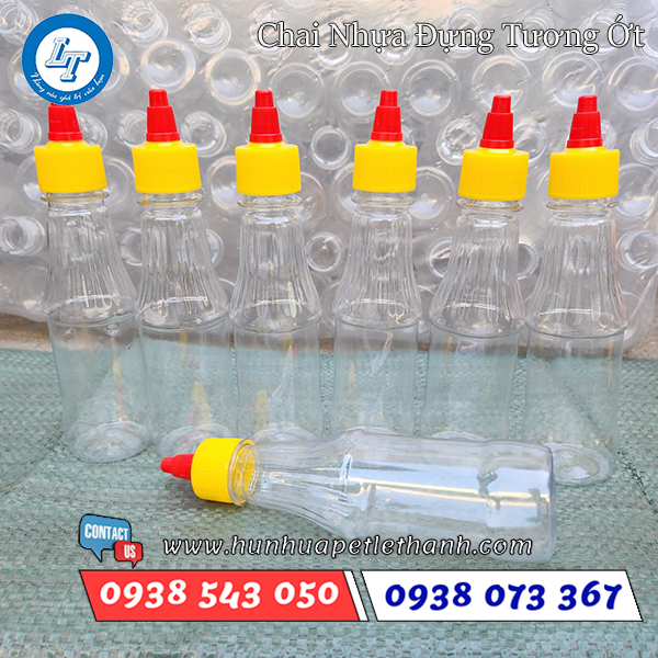 Chai nhựa đựng tương ớt Chai nhựa đựng tương ớt