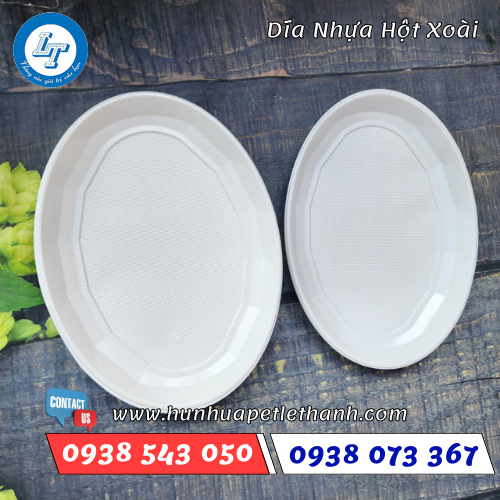 dĩa nhựa hột xoài 4 dĩa nhựa hột xoài 4