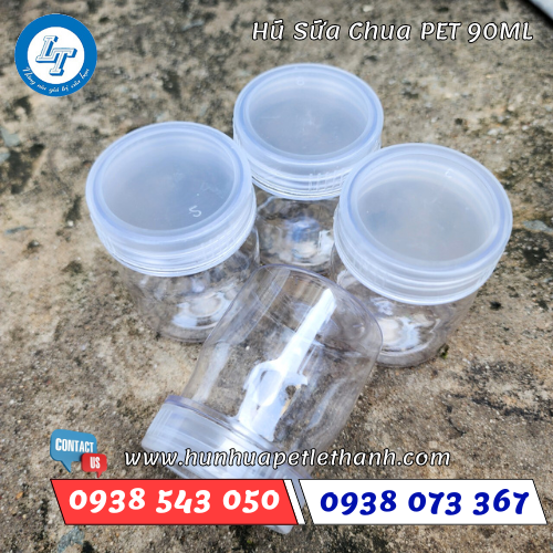 hũ sữa chua pet 90ml hũ sữa chua pet 90ml