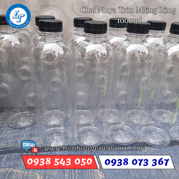 chai nhựa 1 lít miệng rộng chai nhựa 1 lít miệng rộng