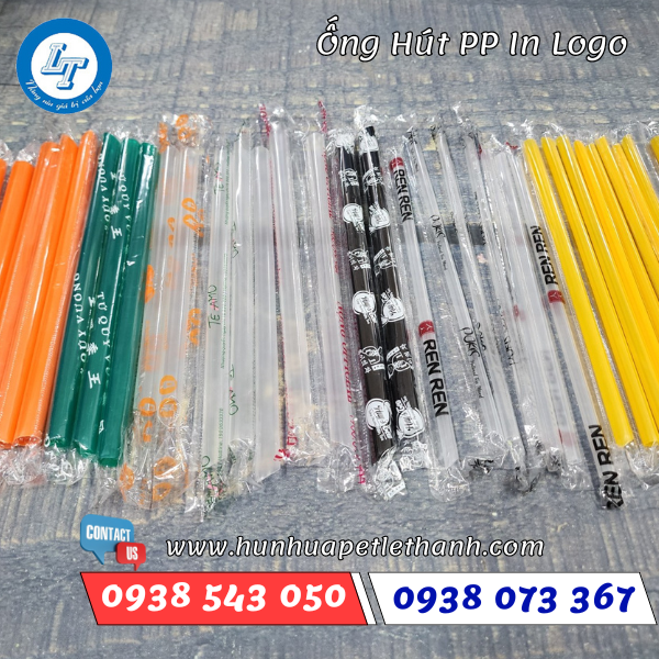 ống hút bọc màng in logo ống hút bọc màng in logo
