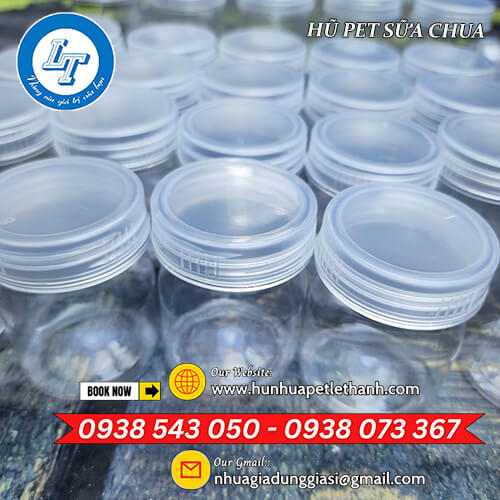 chuyên giá sỉ hũ PET đựng sữa chua đáy vuông, đáy tròn 3 chuyên giá sỉ hũ PET đựng sữa chua đáy vuông, đáy tròn 3