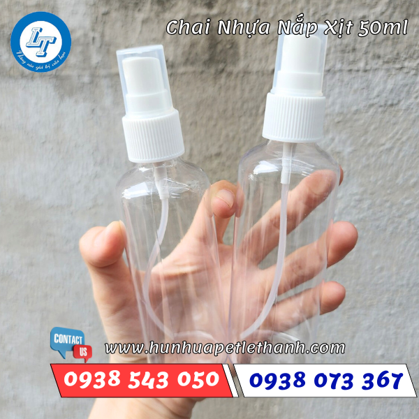 bán giá rẻ chai nhựa nắp xịt 50ml nước hoa, toner bán giá rẻ chai nhựa nắp xịt 50ml nước hoa, toner