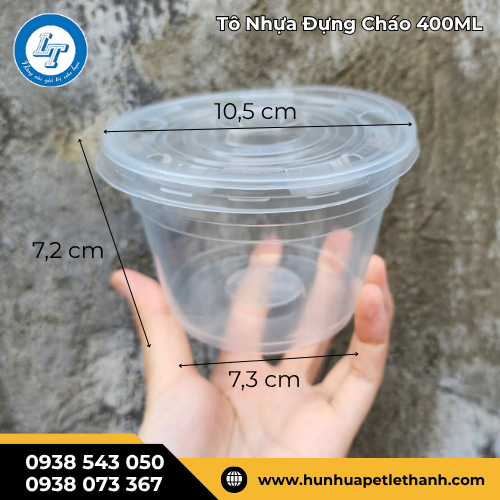 tô nhựa đựng cháo 400ml siêu tiện giá cực rẻ 1 tô nhựa đựng cháo 400ml siêu tiện giá cực rẻ 1