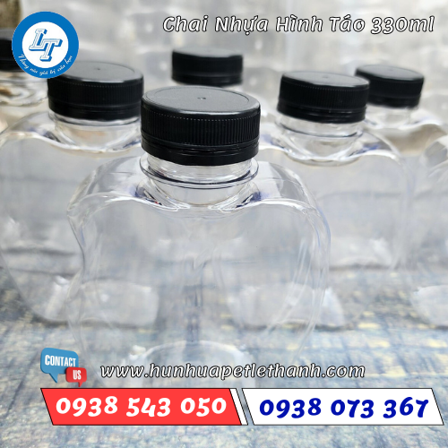 chai nhựa hình táo khuyết 330ml báo giá sỉ rẻ 2 chai nhựa hình táo khuyết 330ml báo giá sỉ rẻ 2