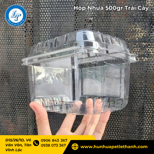 hộp nhựa 500gr giá sỉ cho cửa hàng trái cây 2 hộp nhựa 500gr giá sỉ cho cửa hàng trái cây 2