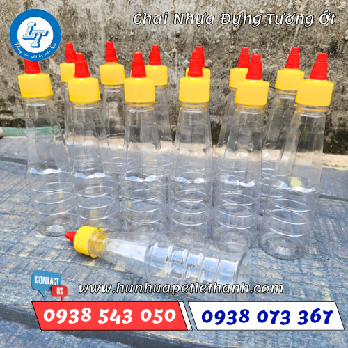 Chai nhựa đựng tương ớt 2 Chai nhựa đựng tương ớt 2