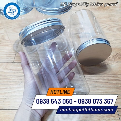 hũ PET tròn hũ nắp nhôm vặn giá rẻ hũ PET tròn hũ nắp nhôm vặn giá rẻ