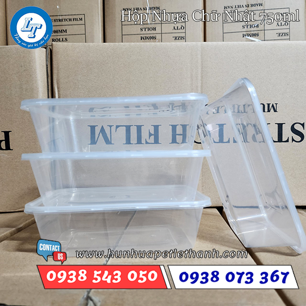 Hộp chữ nhật dùng 1 lần 2 Hộp chữ nhật dùng 1 lần 2