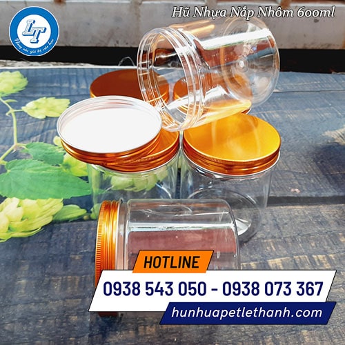 hũ PET tròn hũ nắp nhôm vặn giá rẻ hũ PET tròn hũ nắp nhôm vặn giá rẻ