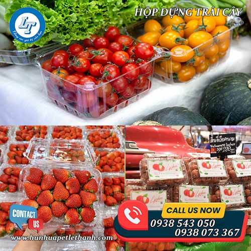 Hộp nhựa PP kiếng đựng trái cây, rau củ quả 3 Hộp nhựa PP kiếng đựng trái cây, rau củ quả 3