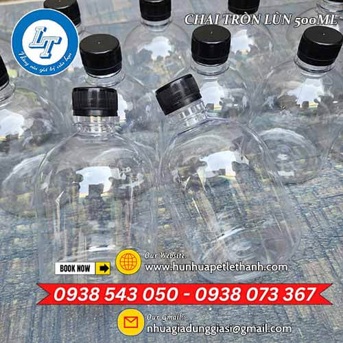 Sản phẩm chai nhựa tròn lùn giá sỉ nhập kho 3 Sản phẩm chai nhựa tròn lùn giá sỉ nhập kho 3