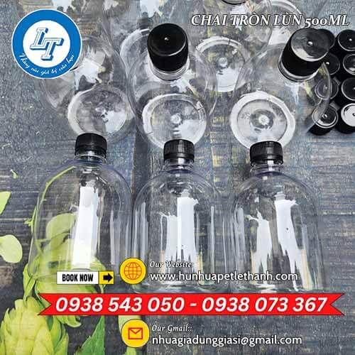 Sản phẩm chai nhựa tròn lùn giá sỉ nhập kho 4 Sản phẩm chai nhựa tròn lùn giá sỉ nhập kho 4