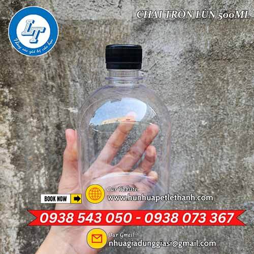 Sản phẩm chai nhựa tròn lùn giá sỉ nhập kho 1 Sản phẩm chai nhựa tròn lùn giá sỉ nhập kho 1