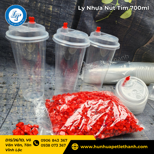 Nhà kho ly nhựa nút tim 500ml 700ml giá sỉ 3 Nhà kho ly nhựa nút tim 500ml 700ml giá sỉ 3
