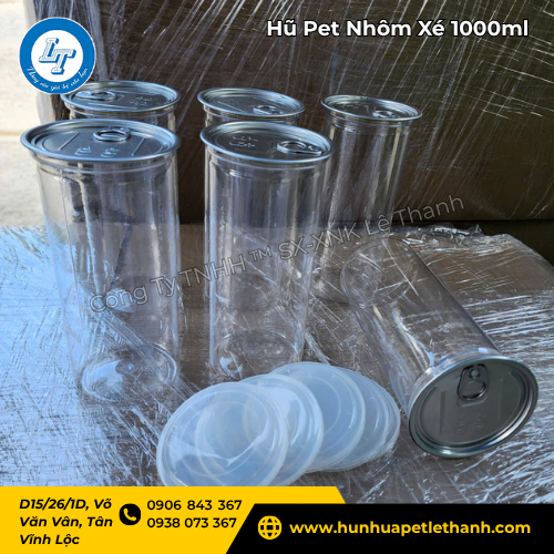 Nhập sỉ cho cơ sở hũ Pet nắp nhôm xé 1000ml rẻ tốt 1 Nhập sỉ cho cơ sở hũ Pet nắp nhôm xé 1000ml rẻ tốt 1