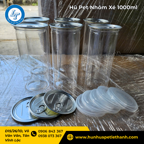 Nhập sỉ cho cơ sở hũ Pet nắp nhôm xé 1000ml rẻ tốt 3 Nhập sỉ cho cơ sở hũ Pet nắp nhôm xé 1000ml rẻ tốt 3