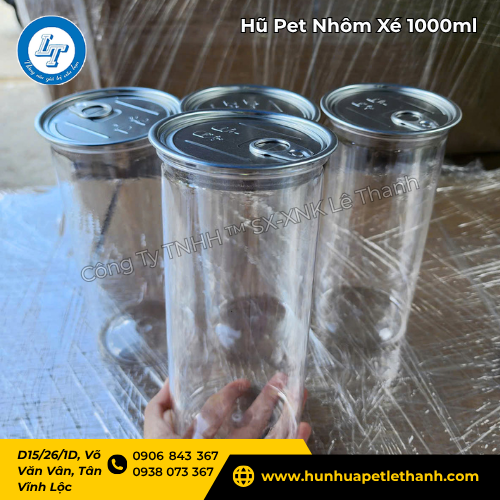 Nhập sỉ cho cơ sở hũ Pet nắp nhôm xé 1000ml rẻ tốt 5 Nhập sỉ cho cơ sở hũ Pet nắp nhôm xé 1000ml rẻ tốt 5