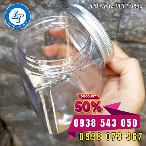 hũ nhựa PET vuông giá sỉ - hũ nhựa Lê Thanh hũ nhựa PET vuông giá sỉ - hũ nhựa Lê Thanh