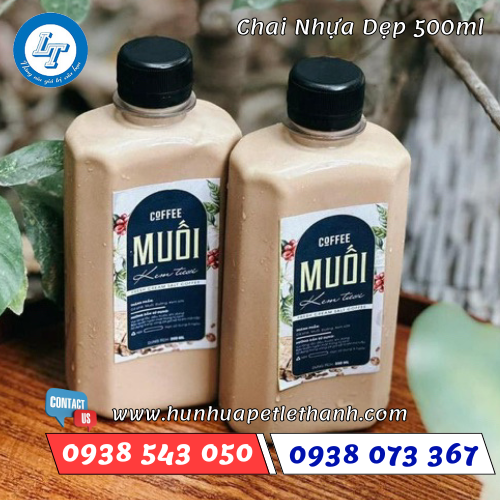 chai nhựa 500ml dẹp giá sỉ cực tốt sẵn số lượng 3 chai nhựa 500ml dẹp giá sỉ cực tốt sẵn số lượng 3