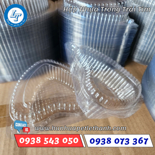 Hộp trái tim nhựa trong suốt 3 Hộp trái tim nhựa trong suốt 3