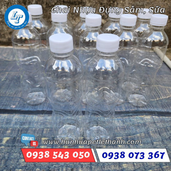 Chai nhựa đựng nước sâm, sữa hạt 2 Chai nhựa đựng nước sâm, sữa hạt 2