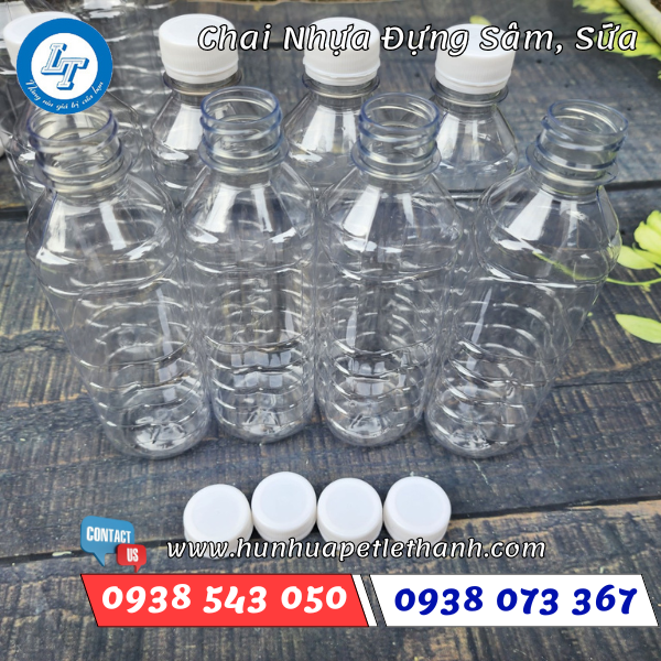 Chai nhựa đựng nước sâm, sữa hạt 3 Chai nhựa đựng nước sâm, sữa hạt 3