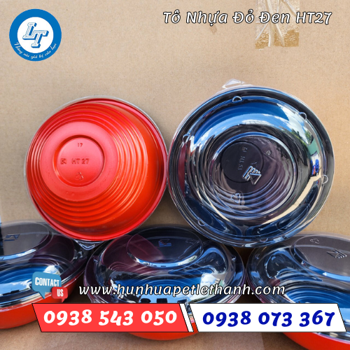 tô nhựa đỏ đen HT27 5 tô nhựa đỏ đen HT27 5