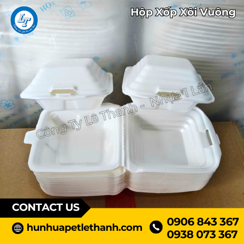 hộp xốp xôi vuông giá rẻ bán xôi mang đi 3 hộp xốp xôi vuông giá rẻ bán xôi mang đi 3
