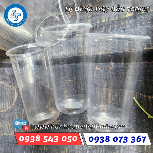 ly nhựa đáy bầu 700ml ly nhựa đáy bầu 700ml