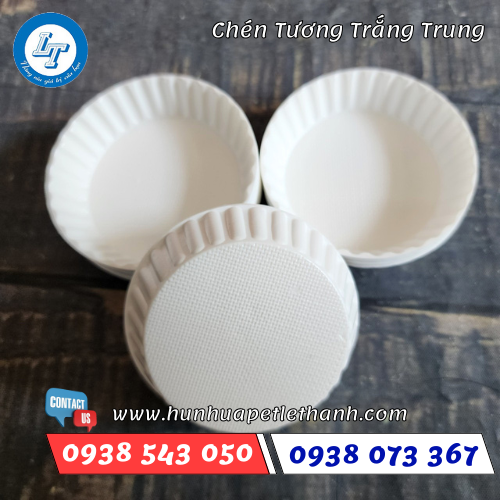chén nhựa trắng trung 3 chén nhựa trắng trung 3