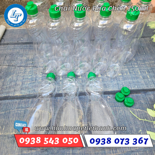 Chai nhựa đựng nước rửa chén 750ml 4 Chai nhựa đựng nước rửa chén 750ml 4