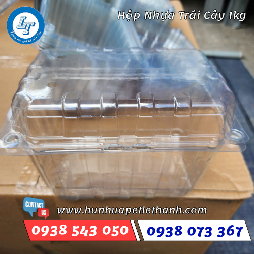 hộp nhựa trong đựng trái cây 1kg 1 hộp nhựa trong đựng trái cây 1kg 1