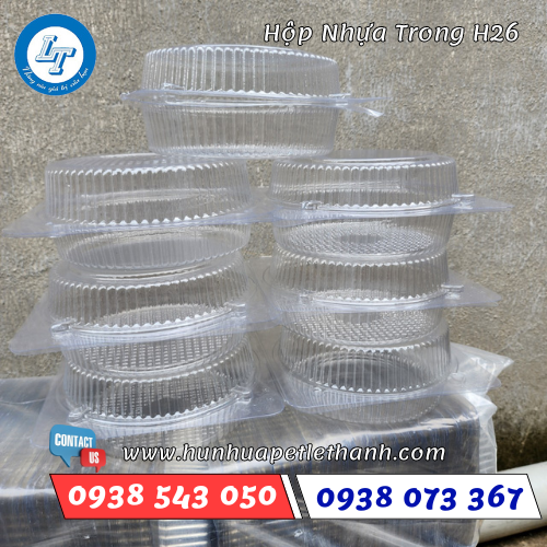 hộp nhựa trong H26 4 hộp nhựa trong H26 4