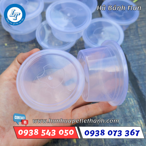 Hủ nhựa đựng bánh Flan 1 Hủ nhựa đựng bánh Flan 1