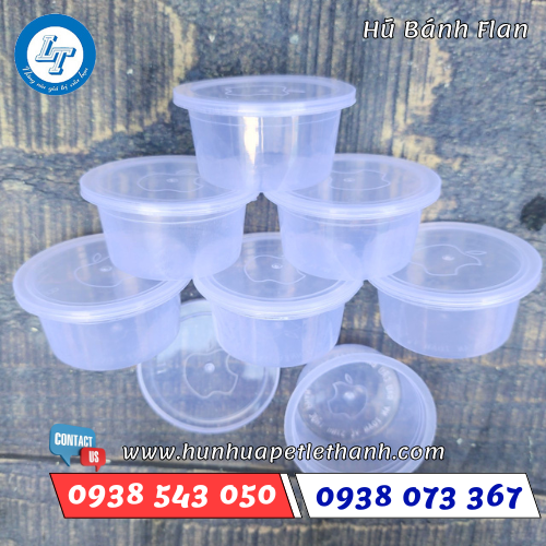 Hủ nhựa đựng bánh Flan 4 Hủ nhựa đựng bánh Flan 4