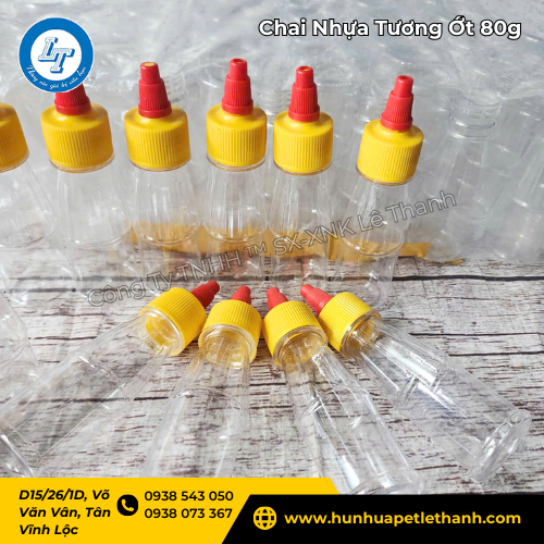 chai nhựa trong suốt đựng tương ớt – giá sỉ tốt 5 chai nhựa trong suốt đựng tương ớt – giá sỉ tốt 5