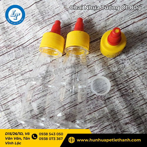 chai nhựa trong suốt đựng tương ớt – giá sỉ tốt 4 chai nhựa trong suốt đựng tương ớt – giá sỉ tốt 4