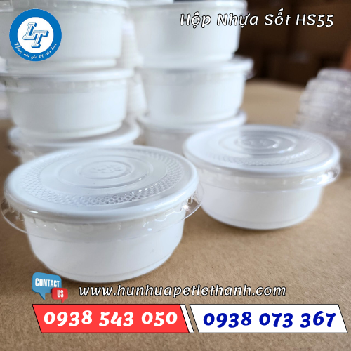 Hũ nhựa đựng sốt HS55 2 Hũ nhựa đựng sốt HS55 2