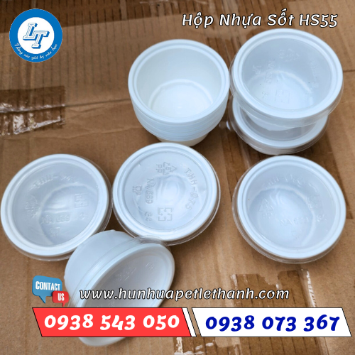 Hũ nhựa đựng sốt HS55 3 Hũ nhựa đựng sốt HS55 3